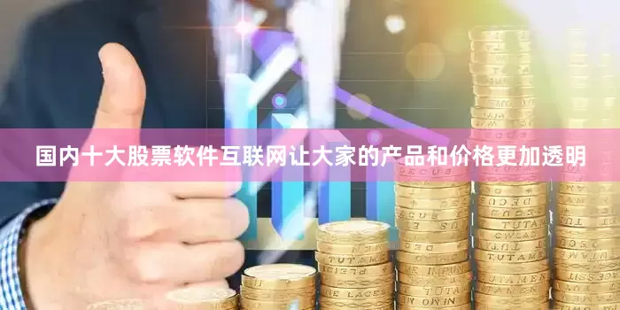 国内十大股票软件互联网让大家的产品和价格更加透明